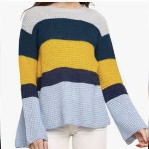 Umgee striped sweater sz small